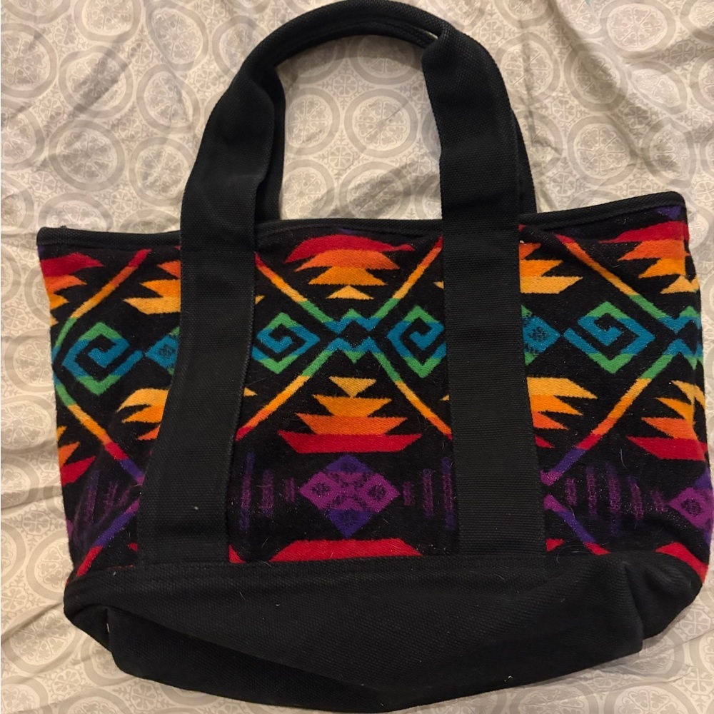 Pendleton Aztec southwestern Colorful Geometric Tote Bag boho western